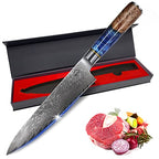 8'' AUS-10 Damascus Steel Japanese Chef Knife