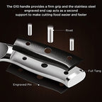 9'' Butcher Knife with Stand and Sheath