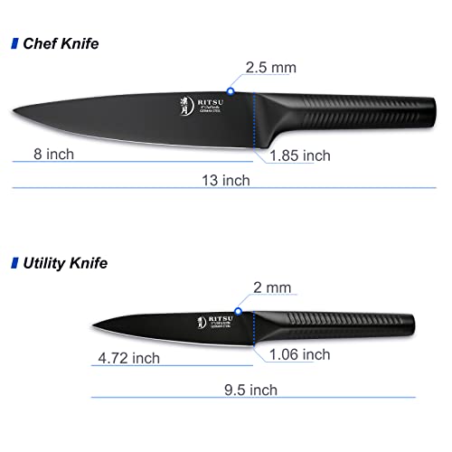 2 Pieces Professional Chef Knife Set