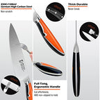 8 Pieces High Carbon Stainless Steel Knife Set