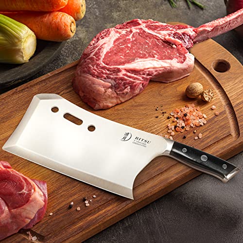 9'' Butcher Knife with Stand and Sheath