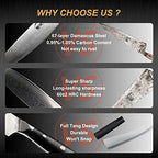 8'' Damascus Steel Japanese Chef's  Knife