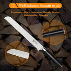 10'' German High Carbon Steel Professional Serrated Bread Knife