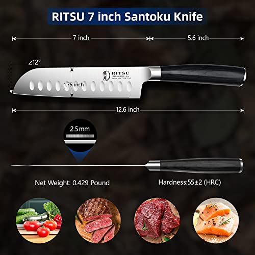 7‘’ Santoku Chef Knife