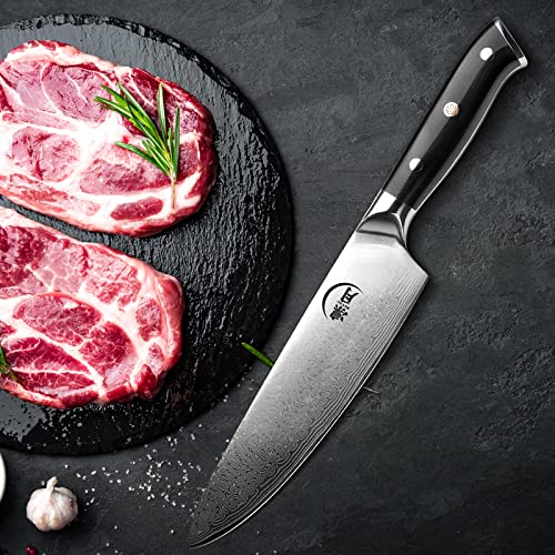 8'' Damascus Steel Japanese Chef's  Knife